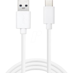 SANDBERG 136-15 - Cable de sincronización y carga, USB-A > USB-C, 1 m..