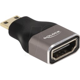 DELOCK 60080 - Adaptador HDMI C macho > A hembra, 8K 60 Hz
