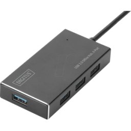 DIGITUS DA-70240 - Concentrador de cable DIGITUS USB 3,0 de 4 puertos, 100cm
