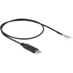 DELOCK 64242 - Convertidor USB 2.0, serie RS-485 3x extremos de cable abiertos