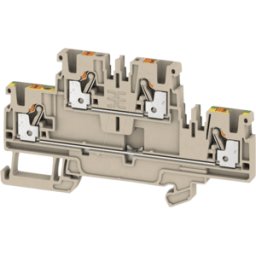 WEIDMÜLLER A2T 2.5 FT-PE - Borne de paso Klippon® Connect, serie a beige