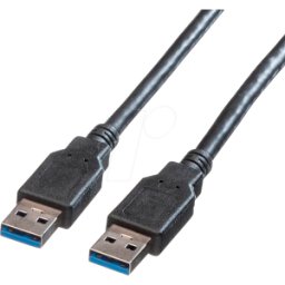 ROLINE 11028970 - Cable USB 3,0, Un macho a Un macho, 1,8 m..