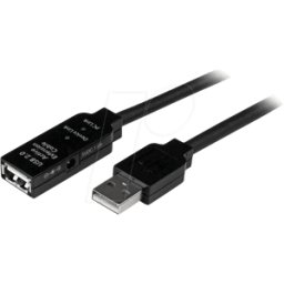 STARTECH.COM ST USB2AAEXT5M - Cable de extensión USB Tipo-A 2,0 activo 5,0 m..