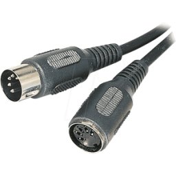 FREI AVK 123 - Cable de audio/vídeo, conector DIN de 5 polos en acoplami