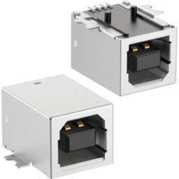 FISCHER ELEKTRONIK FIS USB 2 B SMD - Conector hembra USB 2.0 tipo B.