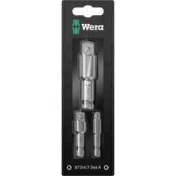 WERA 05073200001 - Eje de herramienta de soporte de brocas, 6,3 mm en 4 bordes