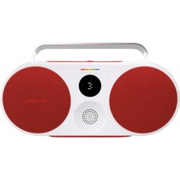 POLAROID 009091 - Altavoz Bluetooth, reproductor de música P3, rojo y blanc