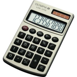 OLYMPIA LC1110SI - Calculadora, LCD 1110, plata