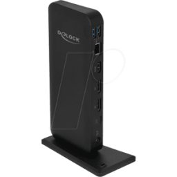 DELOCK 87746 - Estación de acoplamiento, USB tipo C, portátil