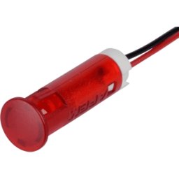 APEM APM QS83 R24 - Lámpara de señalización LED, roja, 24 V, 8