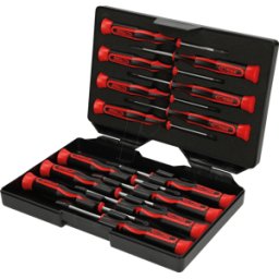 KS TOOLS GMBH KS 500.7170 - Juego de destornilladores de precisión PH, ranurado, Torx