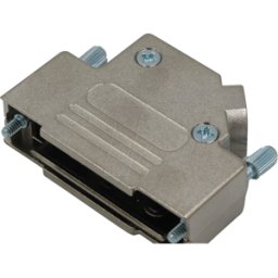 MH CONNECTORS MHD45ZK37-K - Tapa D-sub, 37 polos, angulada, plateada