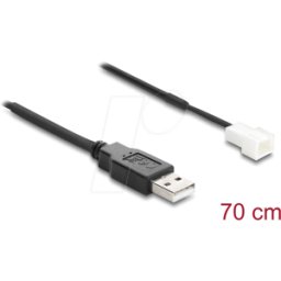 DELOCK 91229 - Cable de ventilador USB 2.0 Tipo-A macho a conector de ventilado