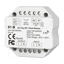 OPTONICA OPT AC6363 - AC Triac Funk, + atenuador de tecla, LED