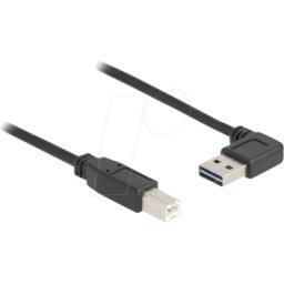 DELOCK 83376 - Cable EASY-USB 2.0 Tipo-A macho, sesgado hacia la izquierda y ha
