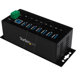 STARTECH.COM ST 7300USBME - Industrial 7 puertos USB 3,0 hub, protección ESD