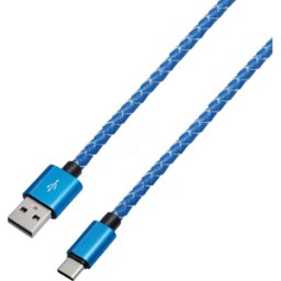 MAXTRACK MATR M12L - Cable de carga y sincronización, USB a -> C, 1,0 m, cuero