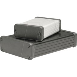 HAMMOND MANUFACTURING 1455L1202 - Carcasa de perfil, 1455 L, 120 x 103 x 31 mm, plateada