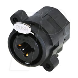 REAN RCJ10FI-V - XLR receptáculo de 3 pines combinado con conector jack es