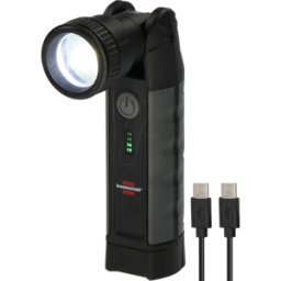 BRENNENSTUHL BRE 1173750007 - Linterna LED a batería, 1000 lm, carga inalámbrica