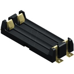 KEYSTONE 1022 - Soporte de batería para 2 microceldas (AAA)