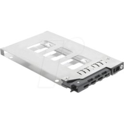 DELOCK 47179 - Bandeja de entrada para bastidor móvil para 1 x SATA / SAS SSD /