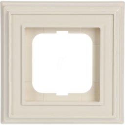 BUSCH-JAEGER BJ 1721-832 - Marco de cubierta 1-fold marfil blanco - Busch-Dynasty®