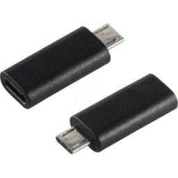 SHIVERPEAKS SHVP BS1405019 - Adaptador USB 2,0 Micro B macho > C hembra