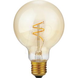 SCHIEFER LIGHTING SCHI LS278047022 - Lámpara LED E27, 4,2 W, 470 lm, oro, filamento, regulable