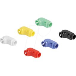 DELOCK 88129 - Protector de cable, adaptador de 90°, 12 piezas, mixto