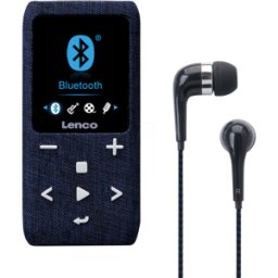 LENCO XEMIO861BU - Reproductor de MP3, radio de FM, Bluetooth, batería, azul