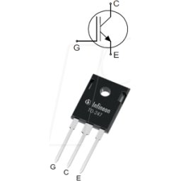 INFINEON IKW 25T120 - TRANSISTOR IGBT, N-CH, 1200V, 50A, 190W, TO-247
