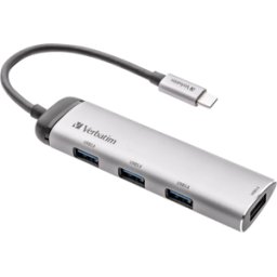 VERBATIM 49147 - 4 puertos USB 3,0 HUB