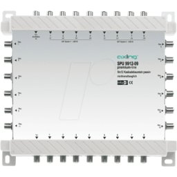 AXING SAT SPU9912-09 - Multi-switch, 9 / 12, módulo en cascada, Premium-Line