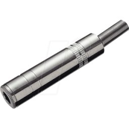 FREI KKMS 63 - Conector/adaptador jack, 6,3 mm, estéreo, 3 polos