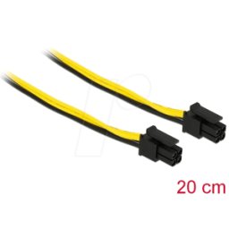 DELOCK 85372 - Cable Power Micro Fit 3.0 conector macho de 4 clavijas > conecto