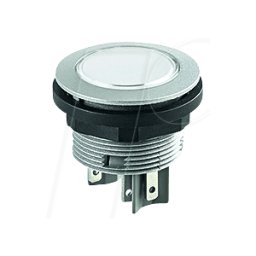 SCHLEGEL STL1 - Pulsador - 1 S, led blanco, plata