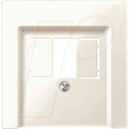 MERTEN EL SM 296044 - Sistema M, placa central, inserto TAE/USB, blanco, brillante