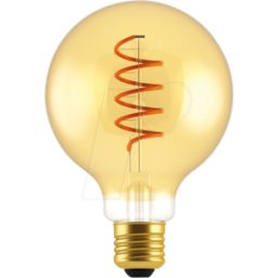 BLULAXA 49075 - Lámpara LED E27, 5 W, 250 lm, 1800 K, filamento