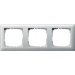 GIRA55 RA3 RWG - Montura blanco puro brillante, triple