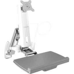 ICYBOX ICY IB-MS600-W - Soporte para monitor, 1 pantalla, teclado, ratón, montaje