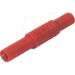 HIRSCHMANN TEST & MEASUREMENT LAS S G RT - Conector de seguridad, 1000 V-CAT III, rojo