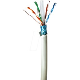 NEDIS N CCBG8526GY100 - Cable de red CAT, F/UTP, gris, 2,5m