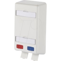 METZ CONNECT BTR 1309150102-E - Módulo caja de conexiones APFL 2 puertos, blanco puro