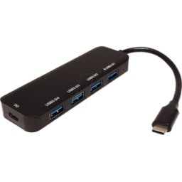 VALUE 14995038 - Concentrador USB 3.0 de 4 puertos, USB-C para 4 USB 3.0 tipo a,
