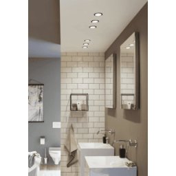 PAULMANN PLM 93408 - Luminaria empotrada led Cole 3 x 6,5 W, 2700 K, negro/plata