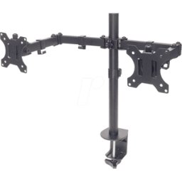 MANHATTAN 461528 - Soporte de mesa para 2 monitores, 13" - 32", giratorio