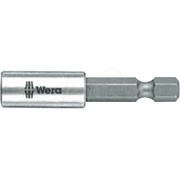 WERA 05134480001 - Soporte de broca, 6,3 mm, manga de acero inoxidable