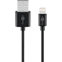 GOOBAY 72904 - Cable de carga y sincronización, USB-a > Lightning, 0,5 m