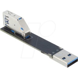 DELOCK 67422 - Adaptador USB 10 Gbps USB Tipo-A hembra a macho girado 90° hacia
